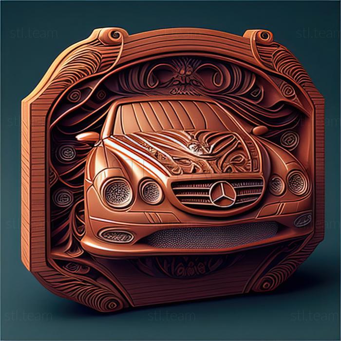 3D model Mercedes Benz CLK (STL)